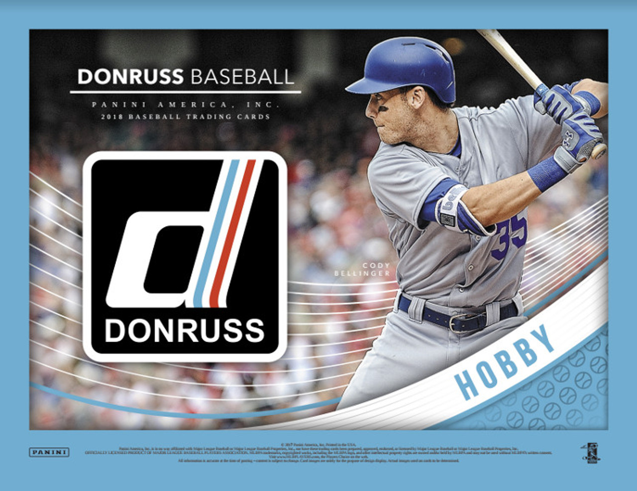 2018 Panini Donruss Baseball Hobby 16 Box Case