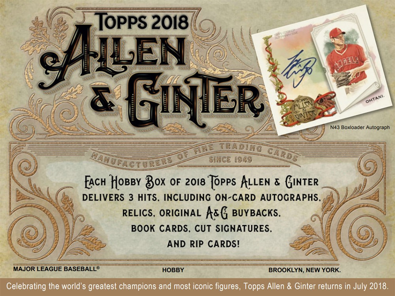イチロー　topps 2018 パッチカード Allen & Ginter Ichiro Suzuki Seattle Mariners Autographed 2022 Topps Allen