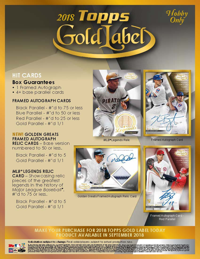 2018 TOPPS GOLD LABEL 大谷翔平　RC 2018 TOPPS GOLD LABEL 大谷翔平 ルーキーカード RC rc 【公式通販】