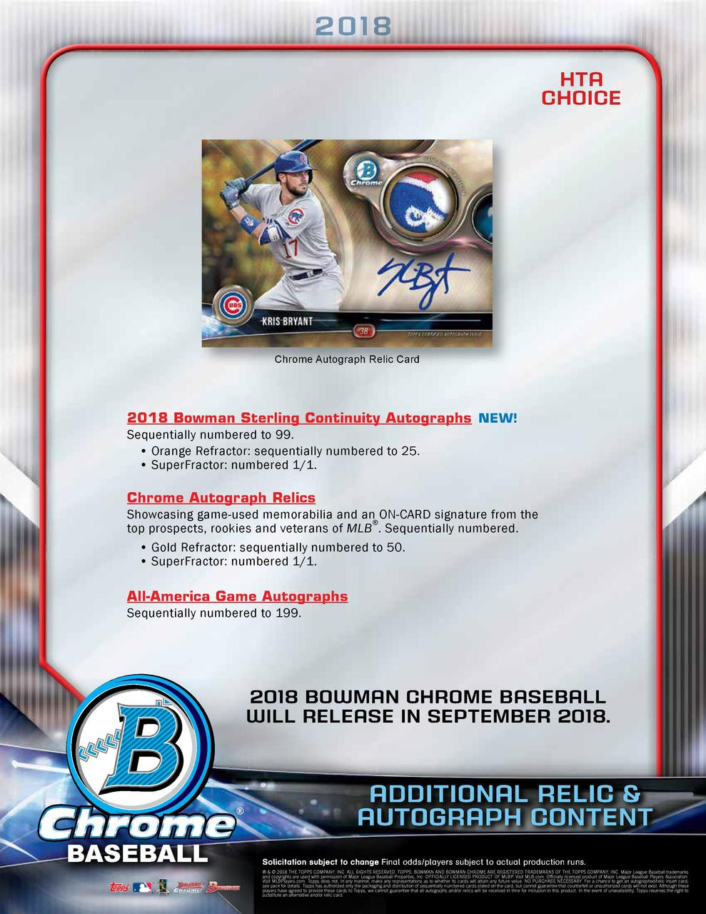 2020 Bowman Chrome Baseball Choice Box