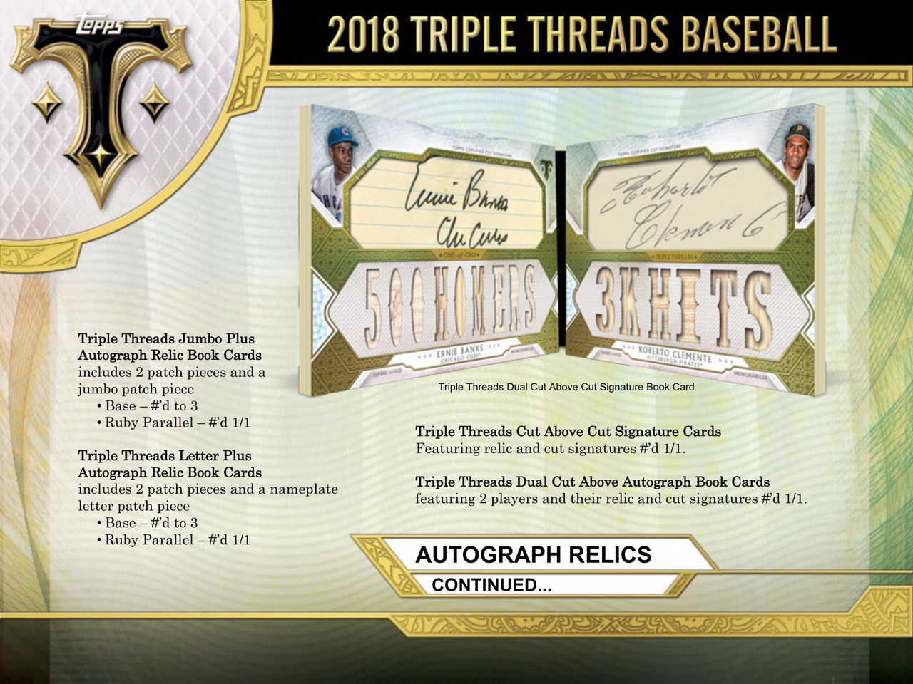 2018 Topps Triple Threads Baseball Hobby Box