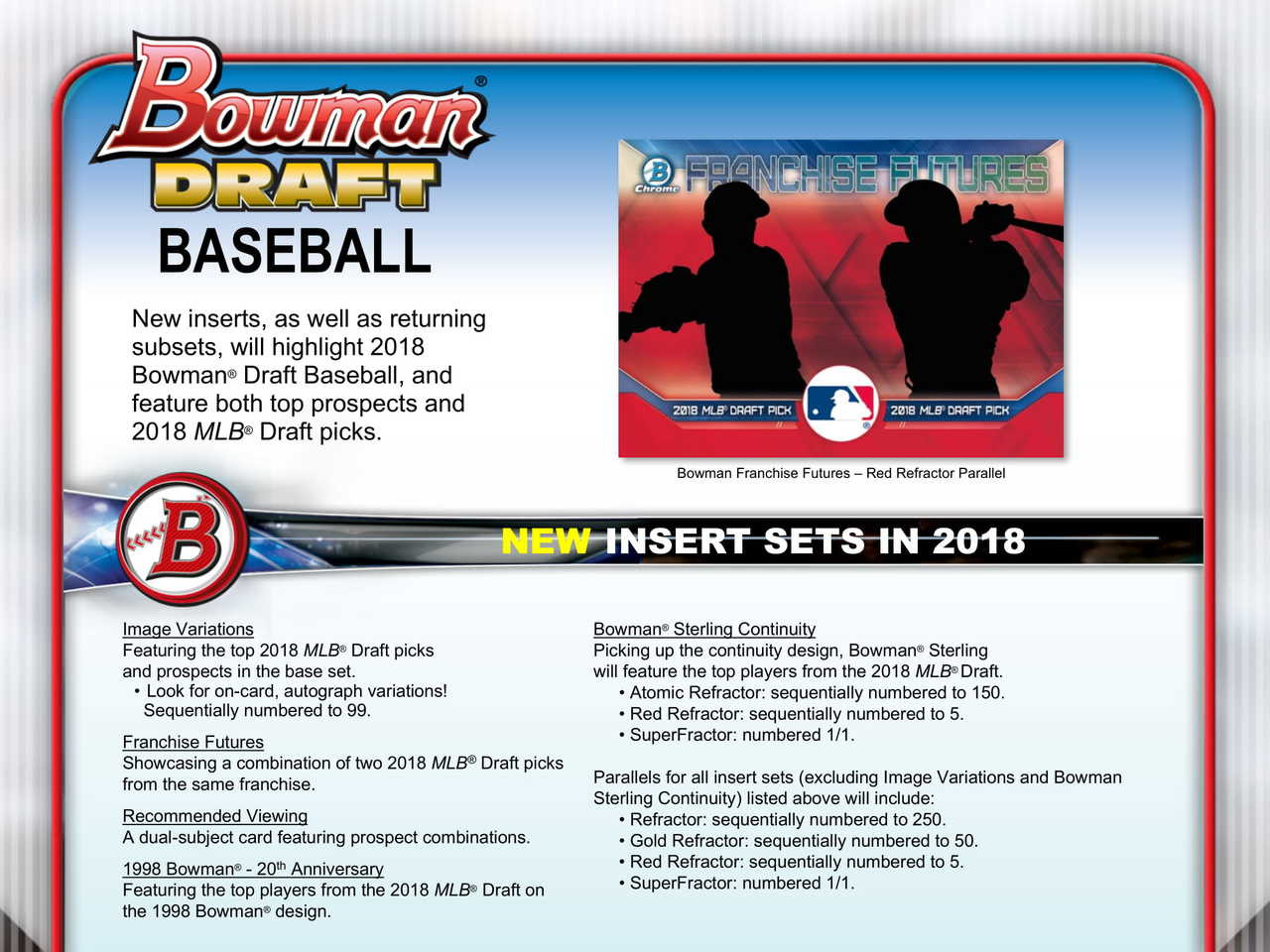 2018 Bowman Draft Baseball Super Jumbo Hobby Box