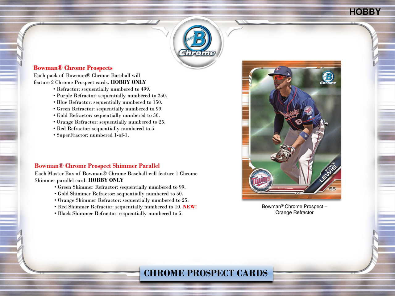 未開封 2019 Bowman Chrome Master Hobby Box 未開封 2019 Bowman Chrome Master Hobby Box 未開封 2019 Bowman