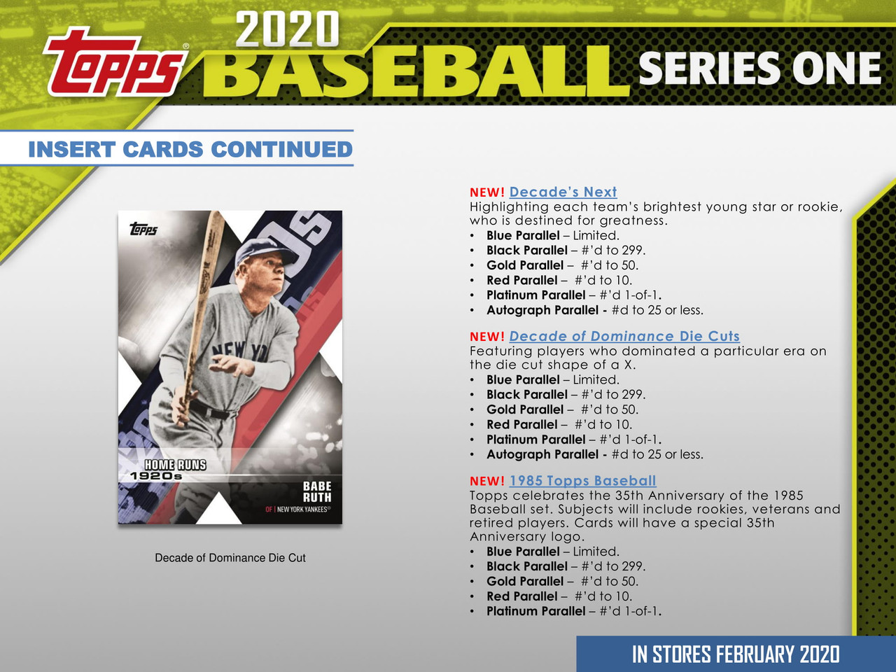 2020 Topps Series 1 Baseball Hobby Box