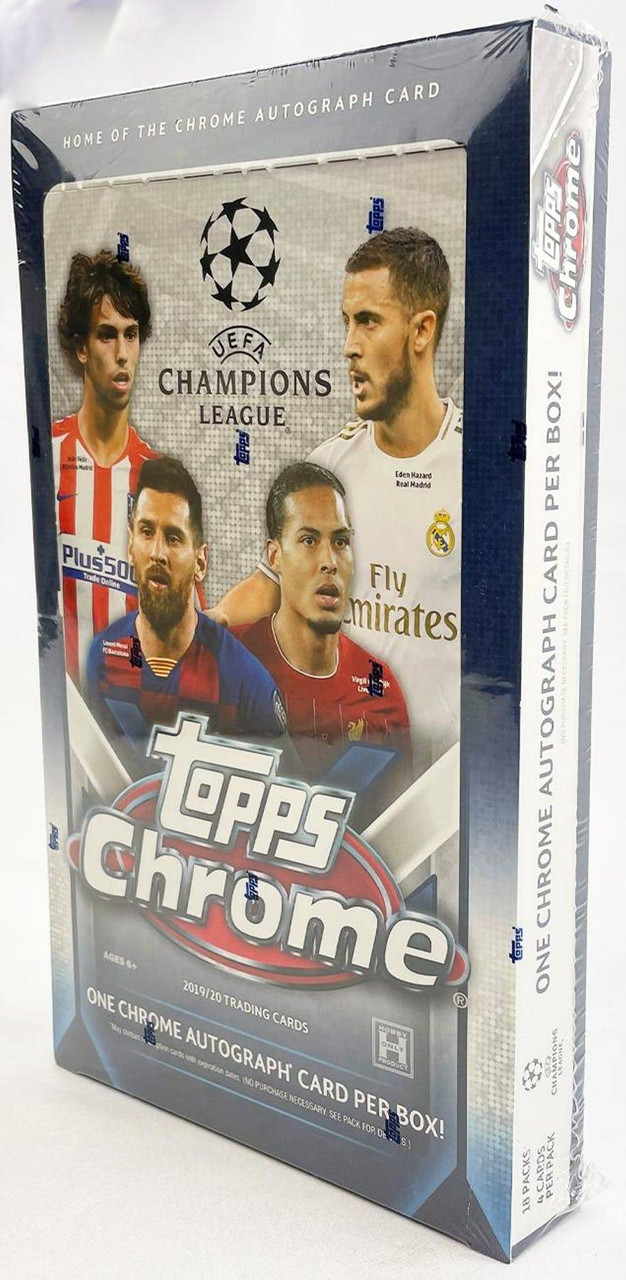 未開封】Topps chrome 2019-20 Champions League 1Box 未開封】Topps chrome 2019-20 Champions League 1Box