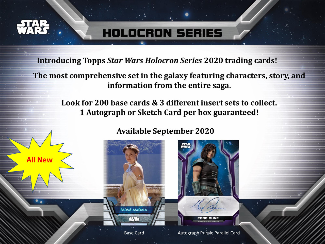 2020 Topps Star Wars Holocron Series Hobby 12 Box Case