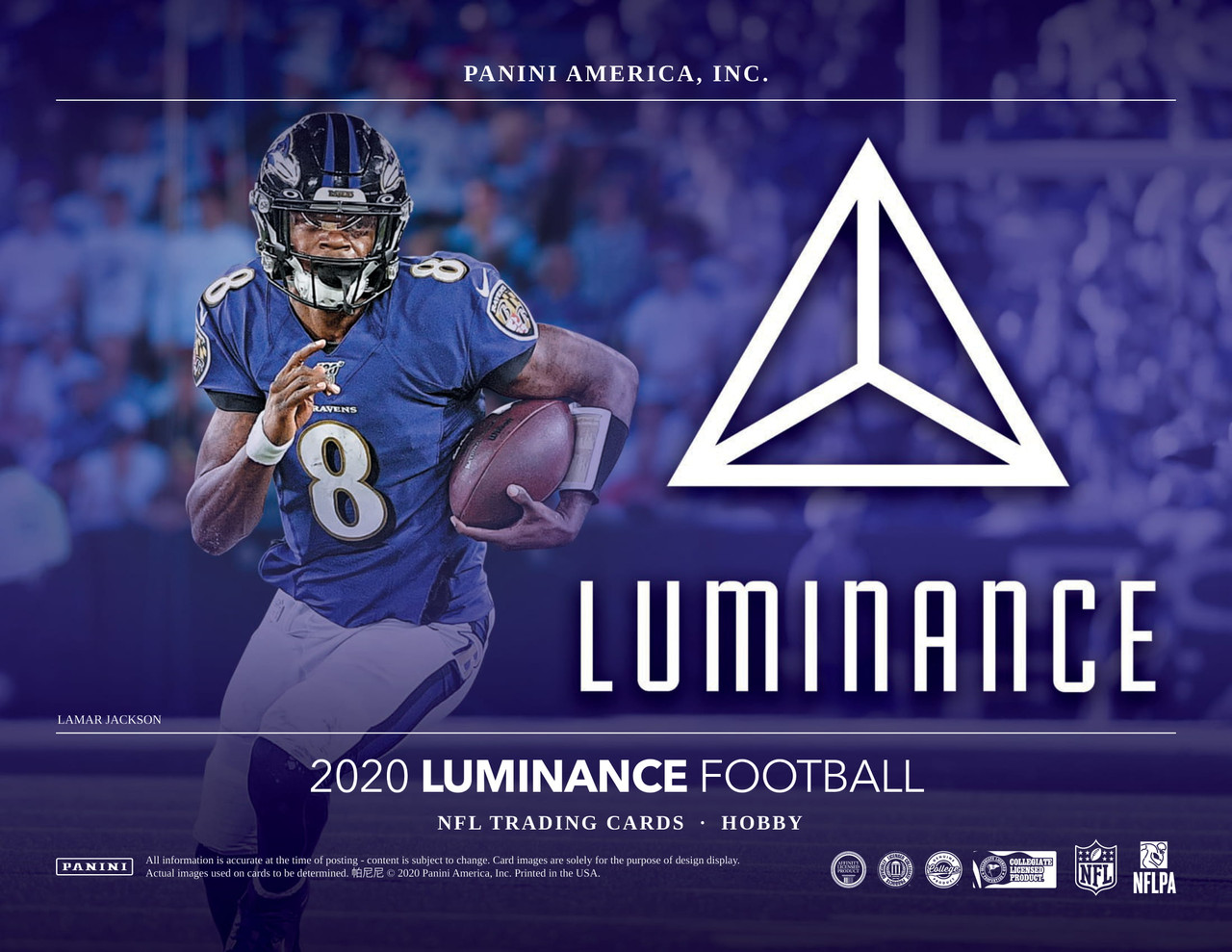 2020 Panini Luminance Football Hobby Box