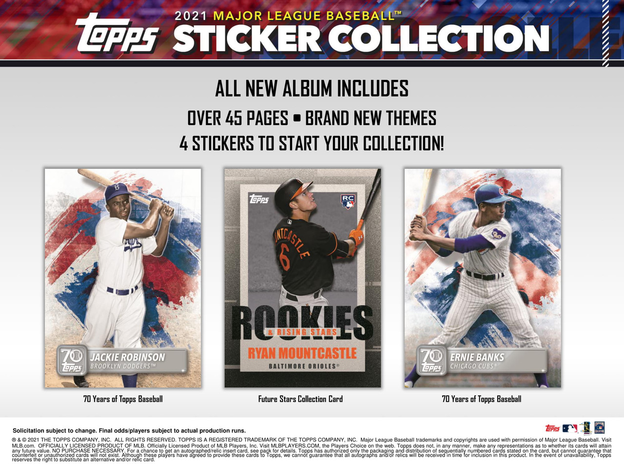 2021 Topps MLB Sticker Collection Checklist, Release Date, Box Info