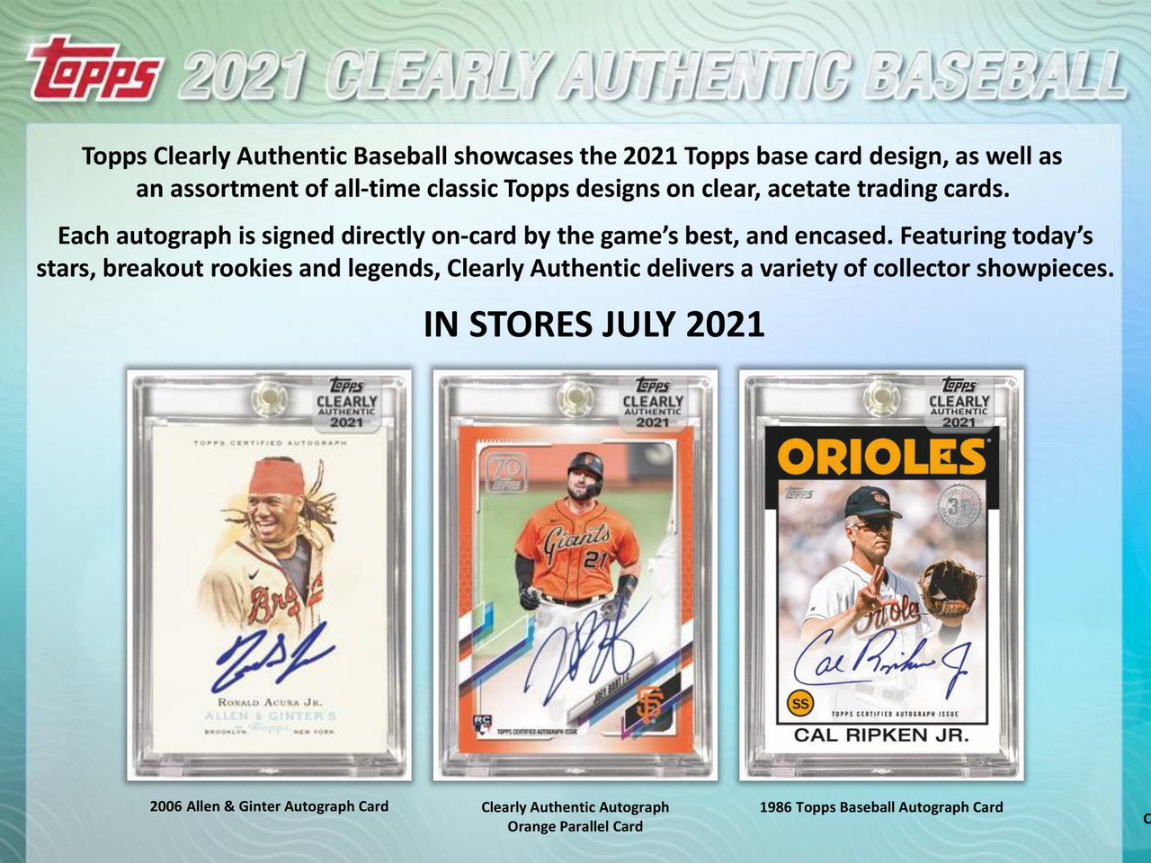 2021 Topps Clearly Authentic Baseball Hobby 20-Box Case with