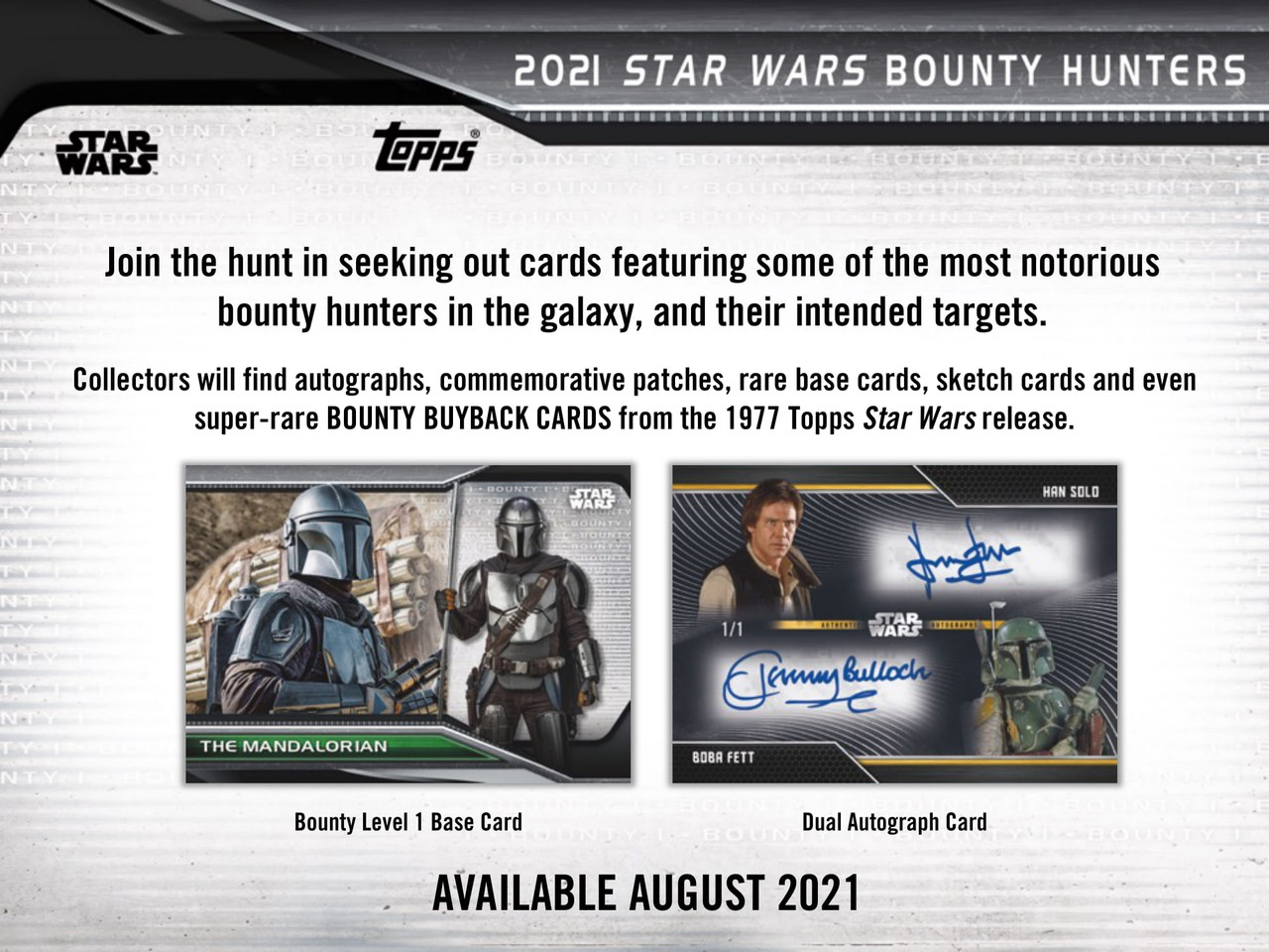 2021 Topps Star Wars Bounty Hunters Hobby Box