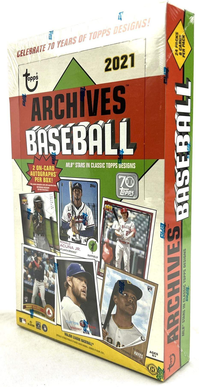 2021 Topps Archives Baseball Hobby 10 Box Case