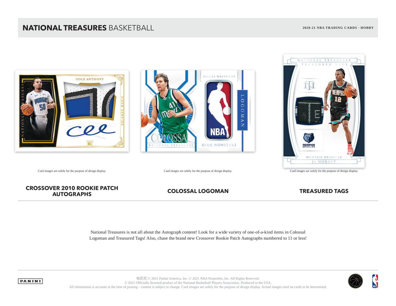その他 NBA 2020-21 Panini National Treasures 2020-21 National Treasures Basketball Hobby Box