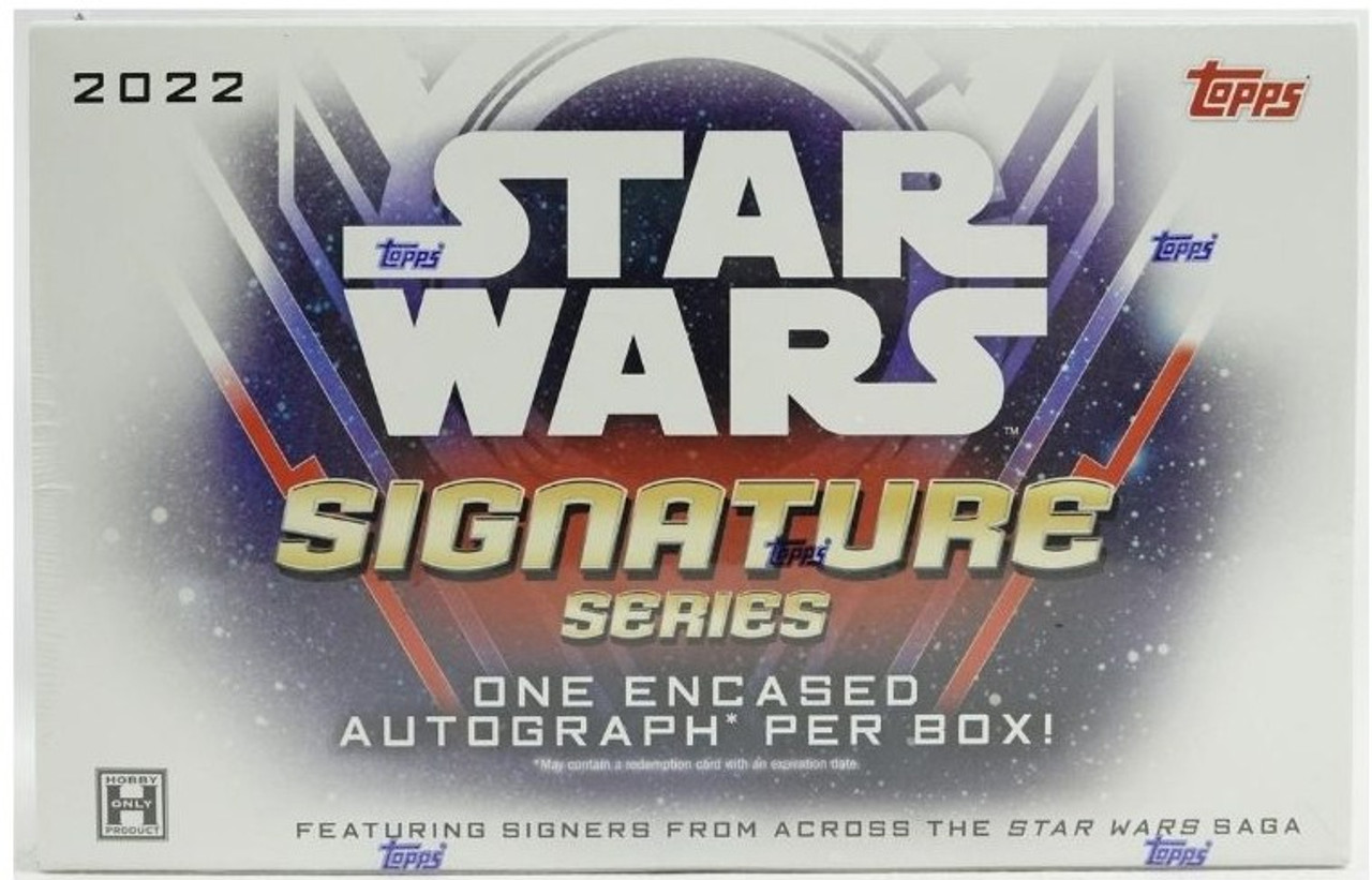 2022 Topps Star Wars Signature Series Hobby 20 Box Case