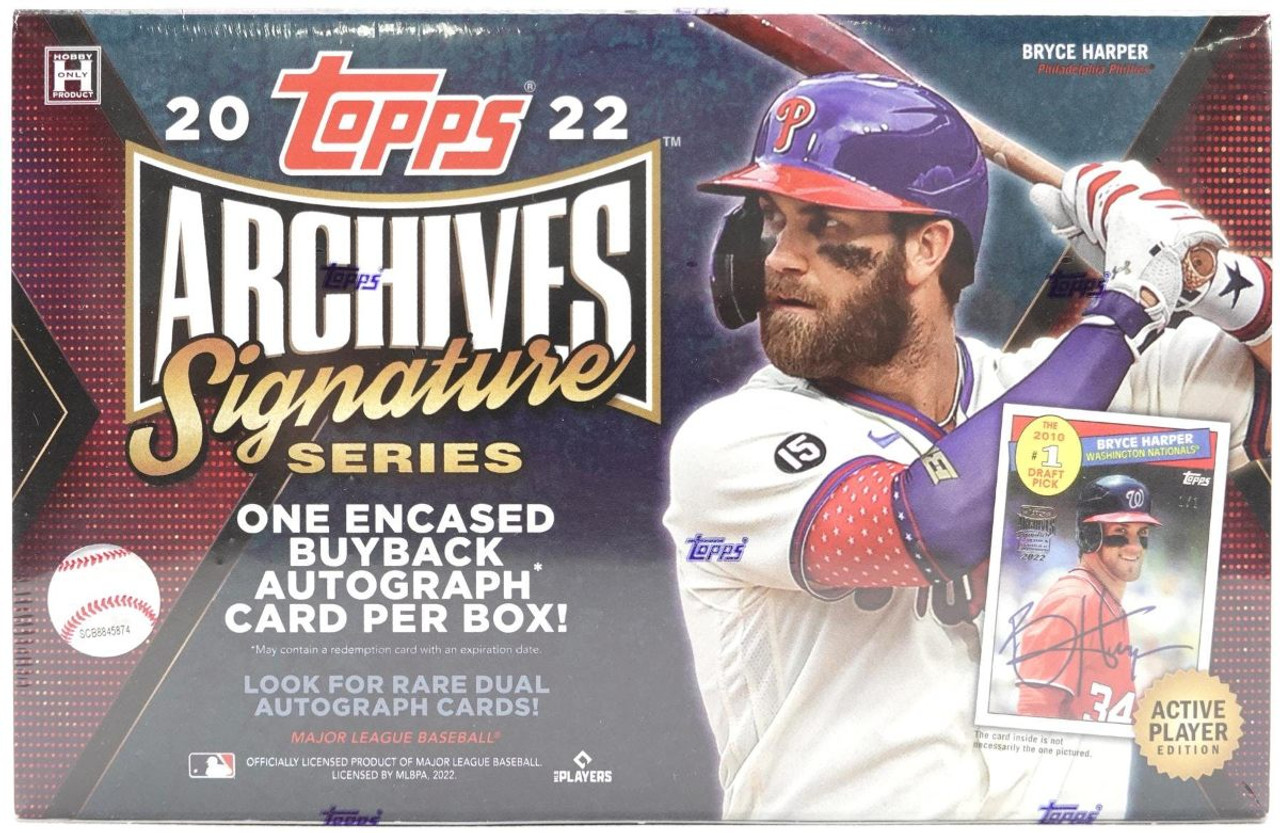 2022 Topps Archives Signature Series Retired Player Edition