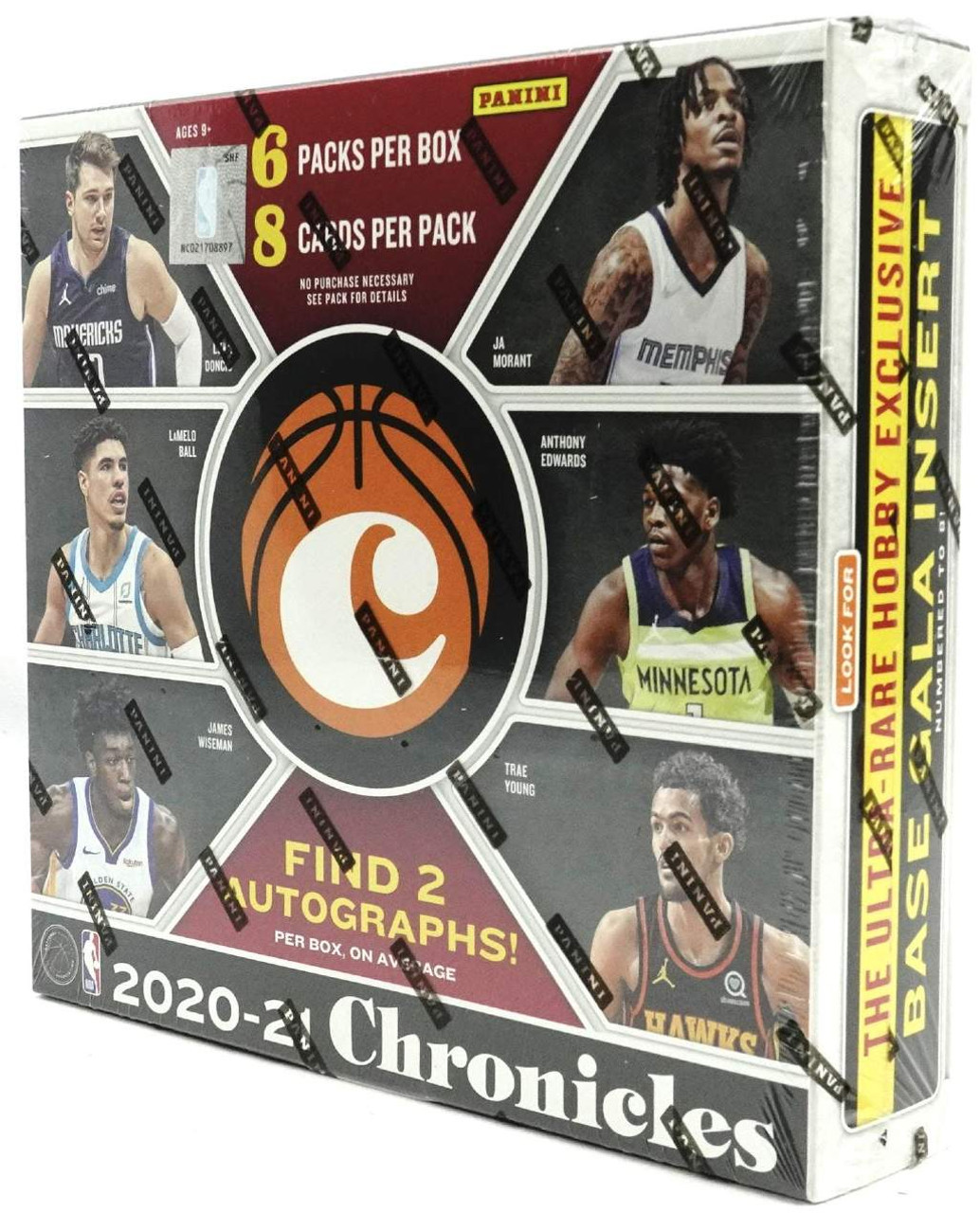 2020/21 Panini Chronicles Basketball Hobby Box