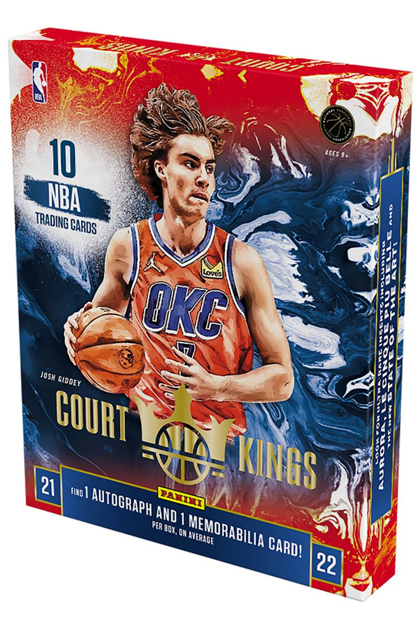 2021/22 Panini Court Kings Basketball Hobby 16 Box Case