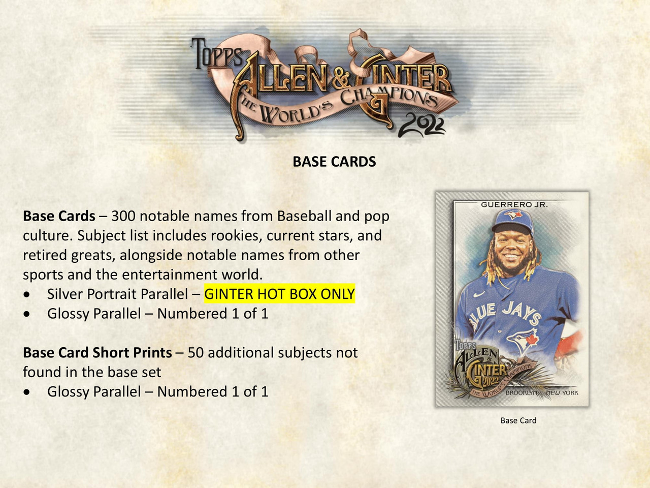 NEW RELEASE! 2023 ALLEN & GINTER BASEBALL CARDS! 