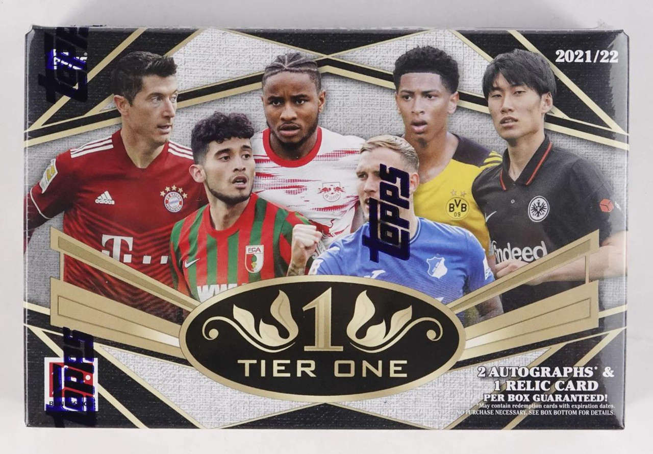 2022 Topps Tier One Bundesliga Soccer Hobby Box