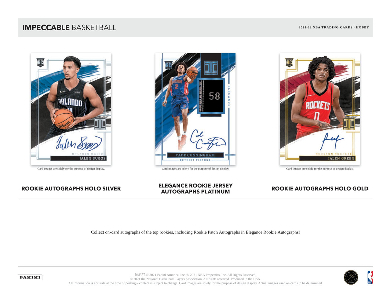 2021/22 Panini Impeccable Basketball Hobby Box