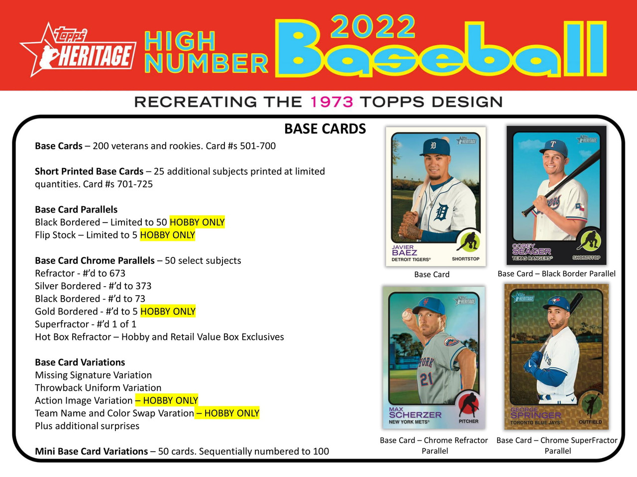 2017 Topps Heritage High Number Baseball Hobby Box - BP Sports Cards and  Memorabilia, Inc.