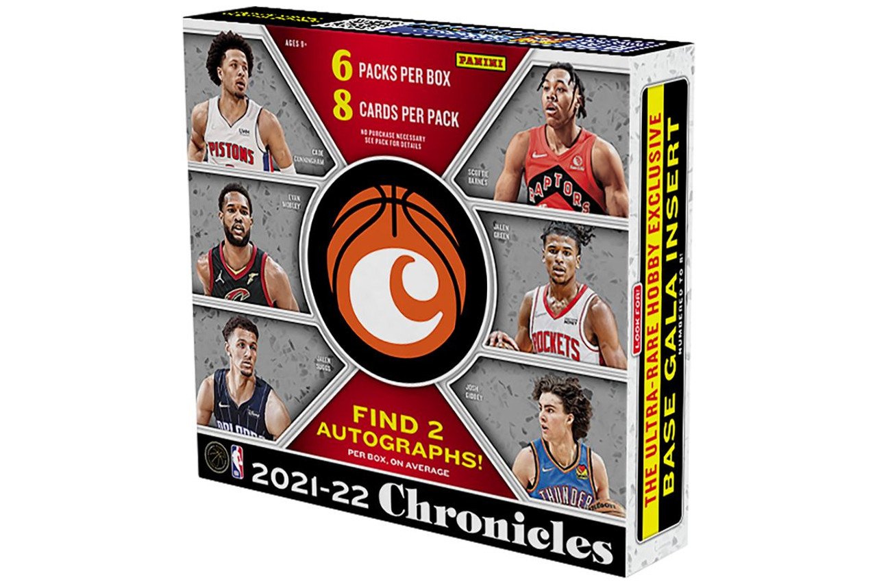 2021/22 Panini Chronicles Basketball Hobby 12 Box Case