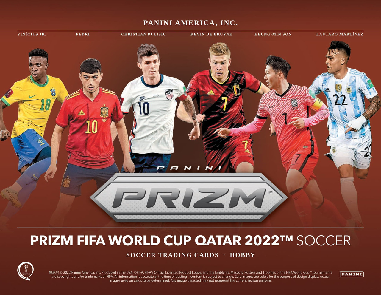 2022 Panini Prizm World Cup Soccer Hobby Box 2022 Panini Prizm World Cup Soccer Hobby Box