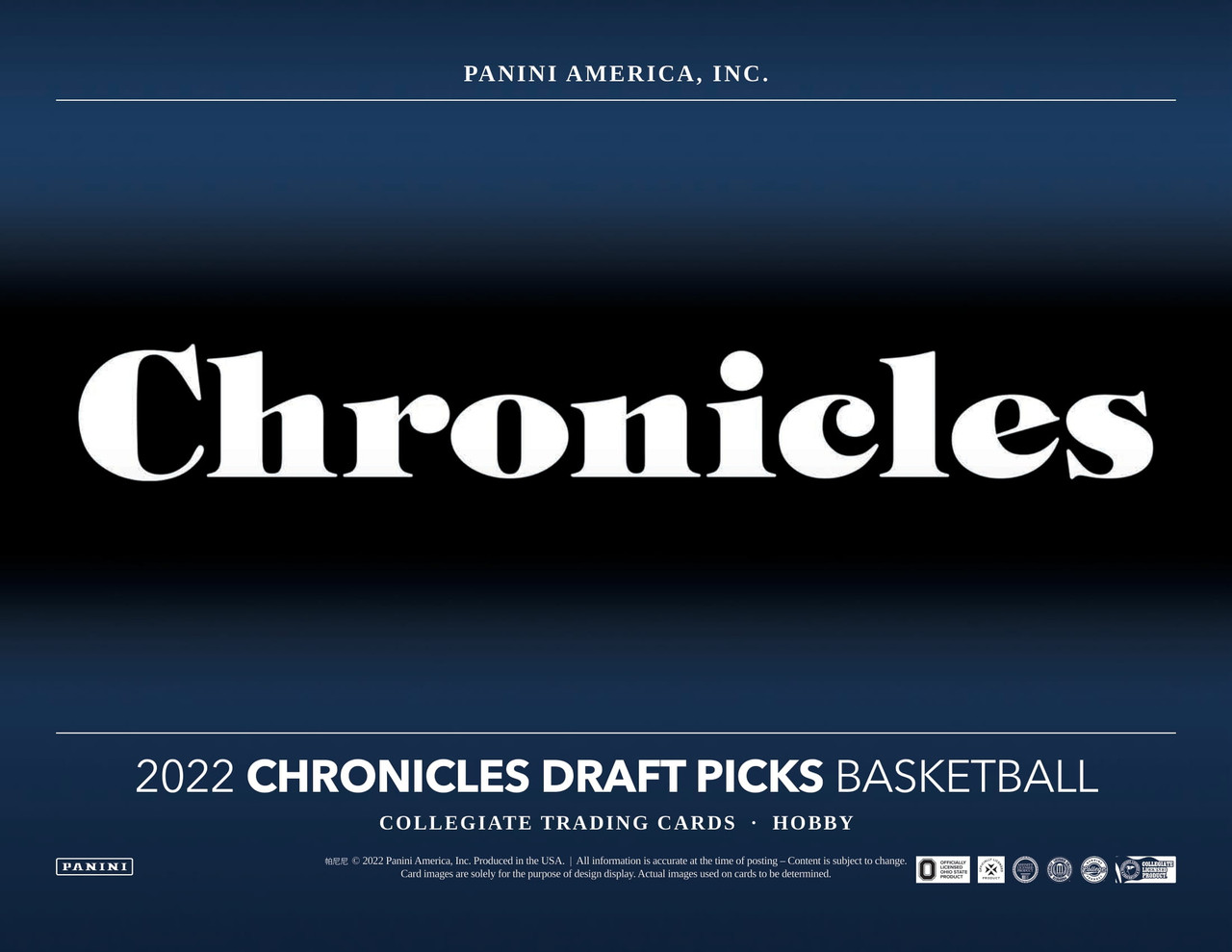 2022/23 Panini Chronicles Draft Picks Basketball Hobby Box