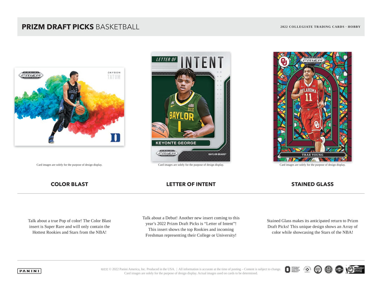 2022/23 Panini Prizm Collegiate Draft Picks Basketball Hobby Box