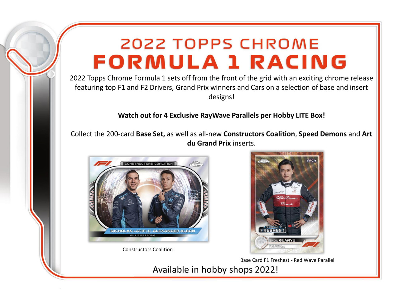 【新品】Topps Chrome Formula１／Lite Box! 2022 Topps Chrome F1 Formula 1 Hobby Lite Box | DA Card World
