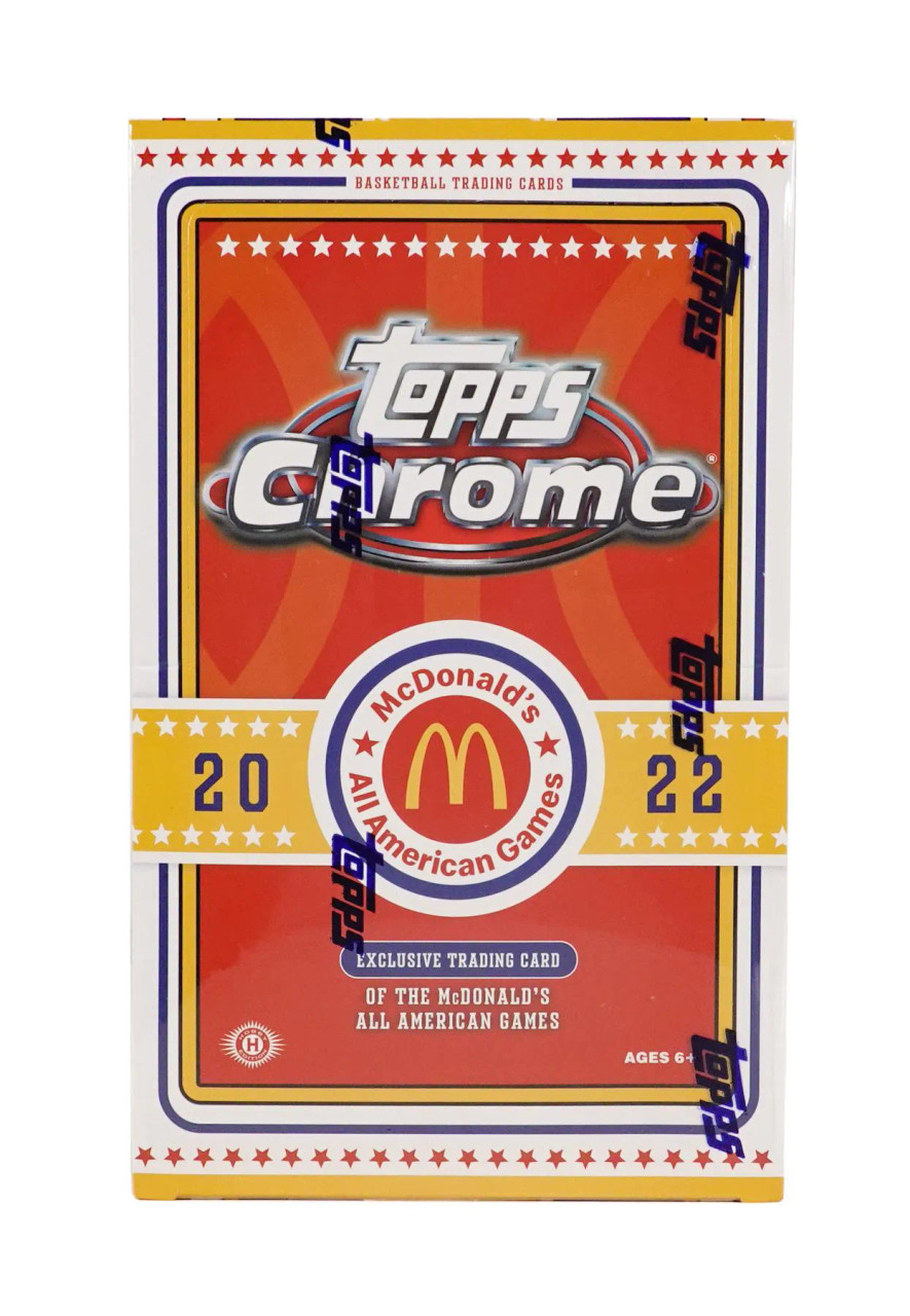 2022 Topps Chrome McDonald's All American Basketball Hobby Box