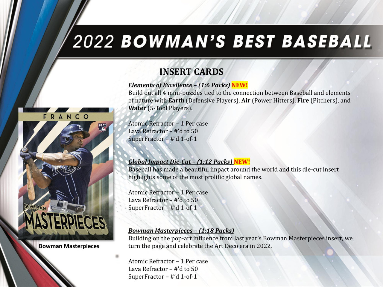2023 Bowman's Best Baseball Hobby 8-Box Case