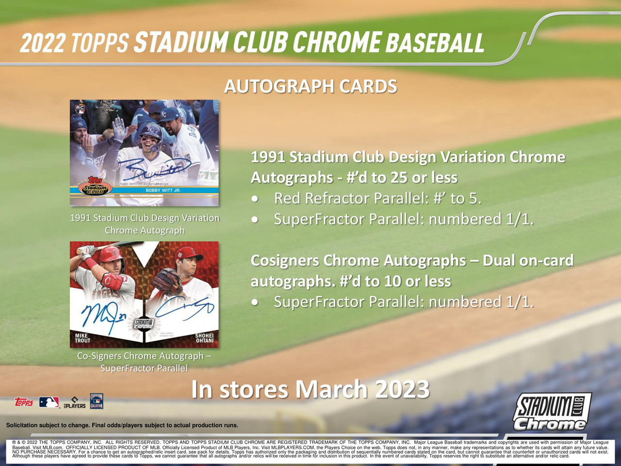 2022 Topps Stadium Club Chrome Baseball Hobby 16 Box Case