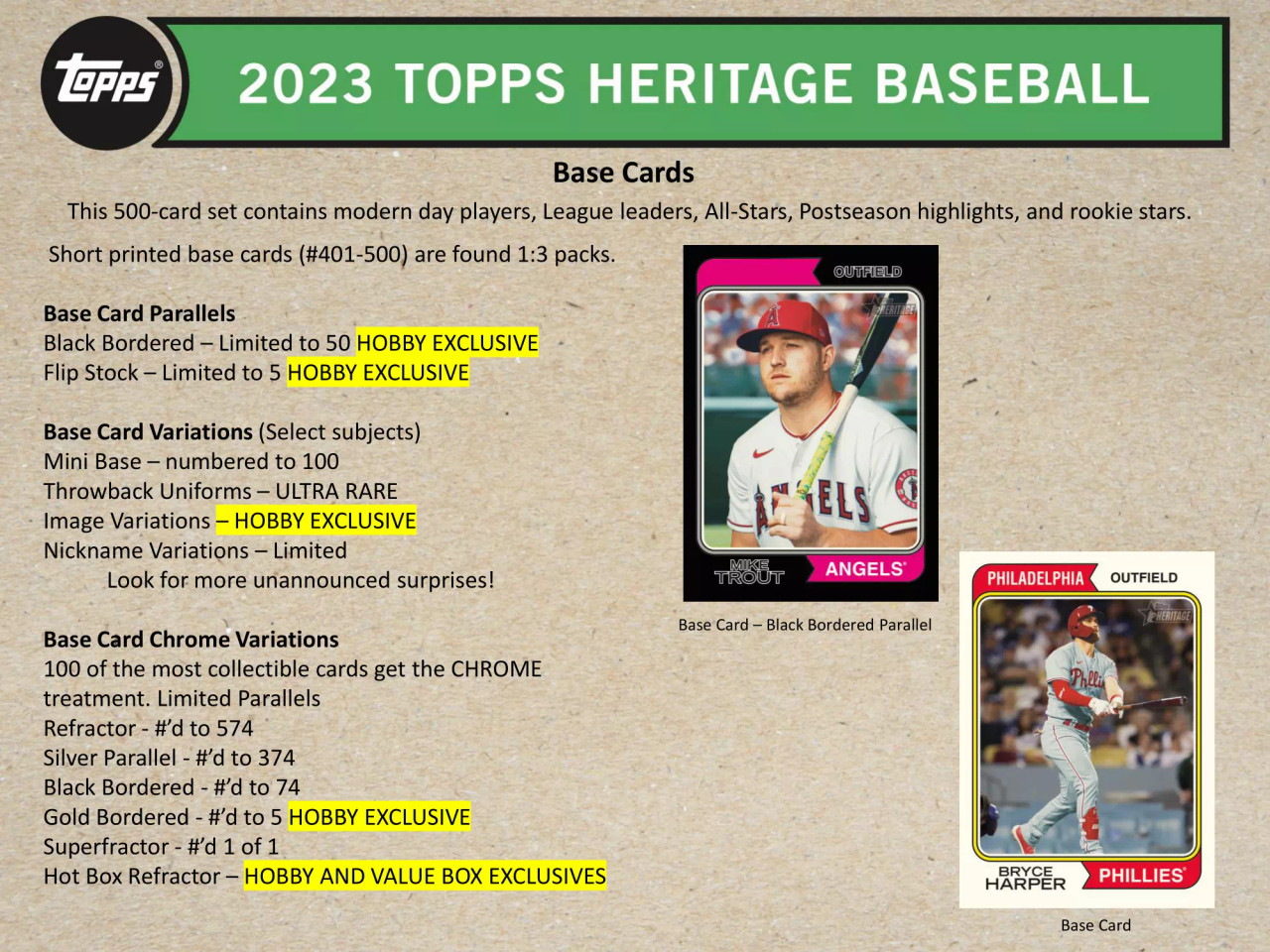  Baseball Trading Card MLB 2023 Topps Heritage #329