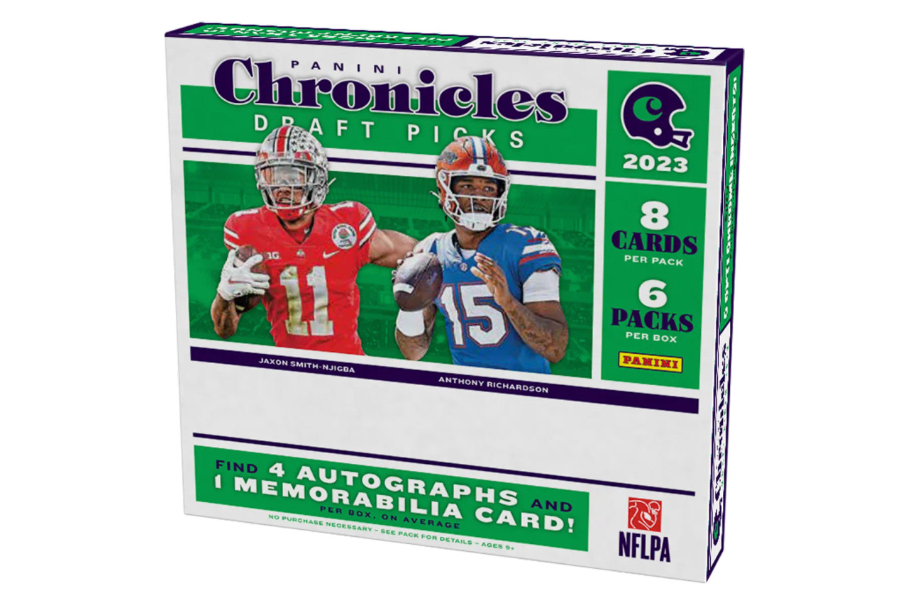 2023 Panini Chronicles Draft Picks Football Hobby 16 Box Case
