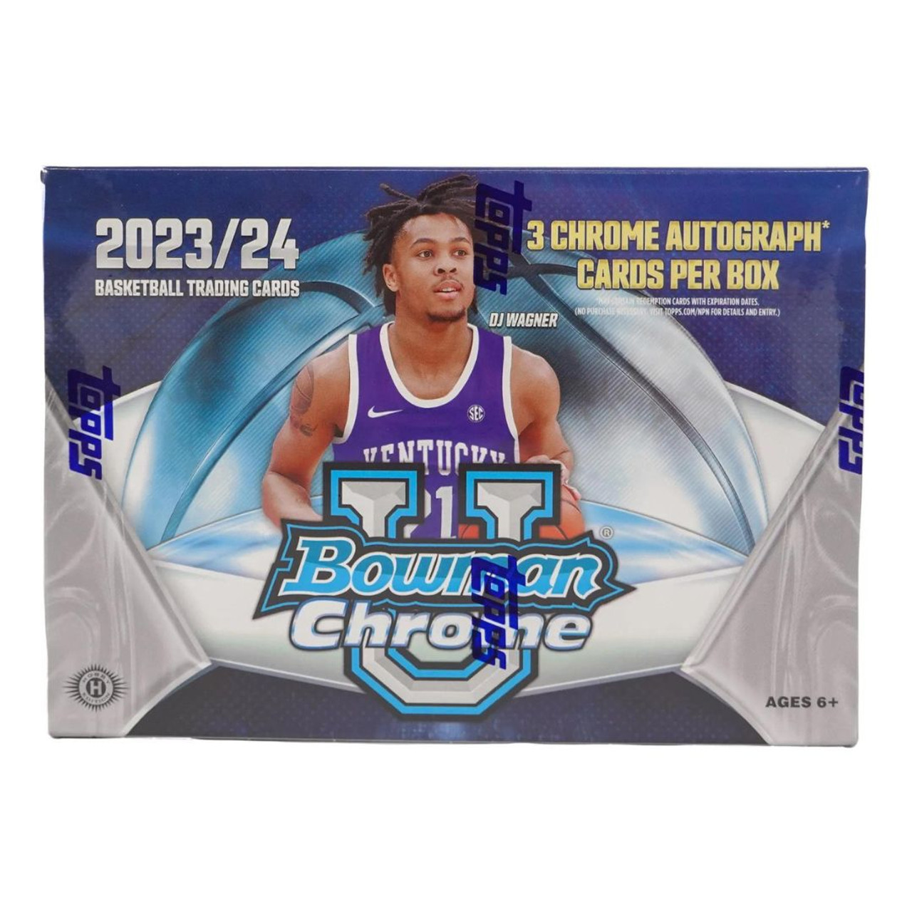 2023/24 Bowman University Chrome Basketball Breakers Delight Box 2023/24 Bowman University Chrome Basketball Breakers Delight Box