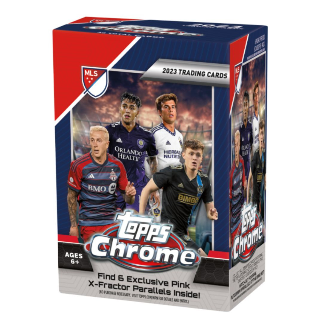2023 Topps Chrome MLS Major League Soccer 6 Pack Blaster Box 2023 topps chrome mls major league soccer 6 pack blaster box