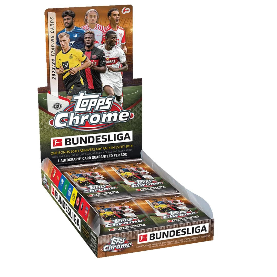 2023/24 Topps Chrome Bundesliga Soccer Hobby 12 Box Case - Buy Now