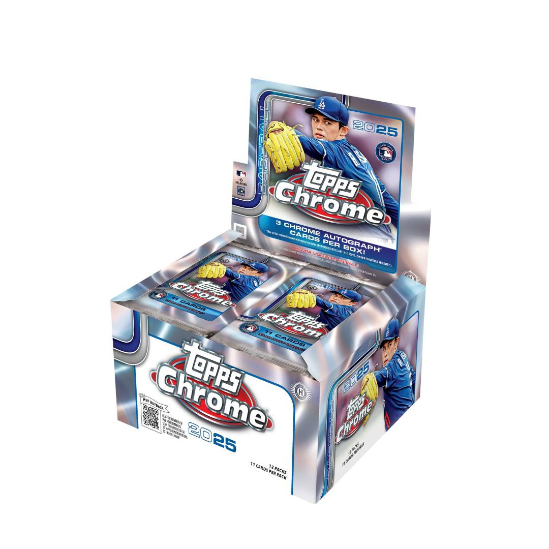 2025 Topps Chrome Baseball Jumbo 8 Box Case