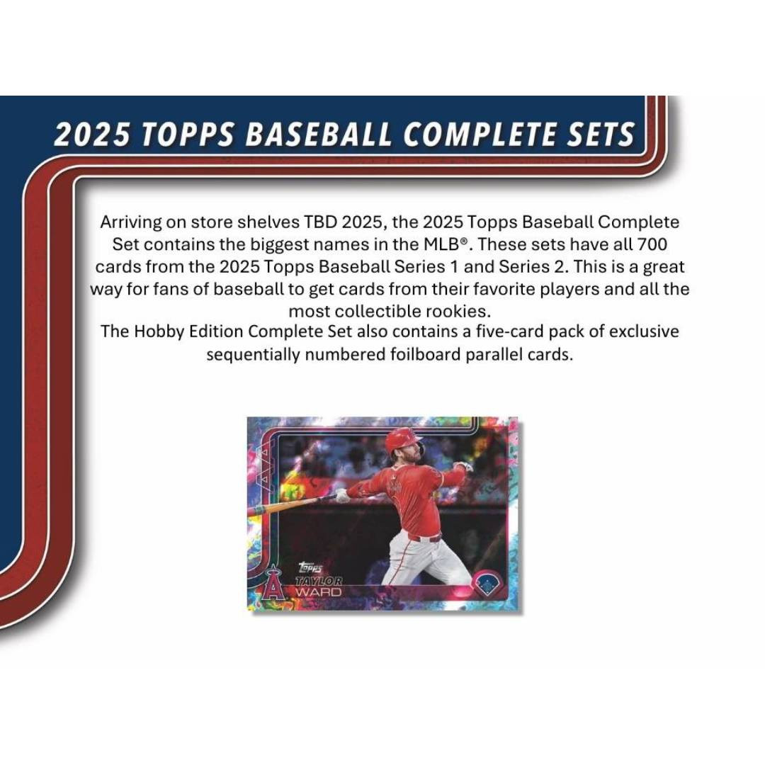 2025 Topps Complete Baseball Factory Set - Hobby 12 Set Case