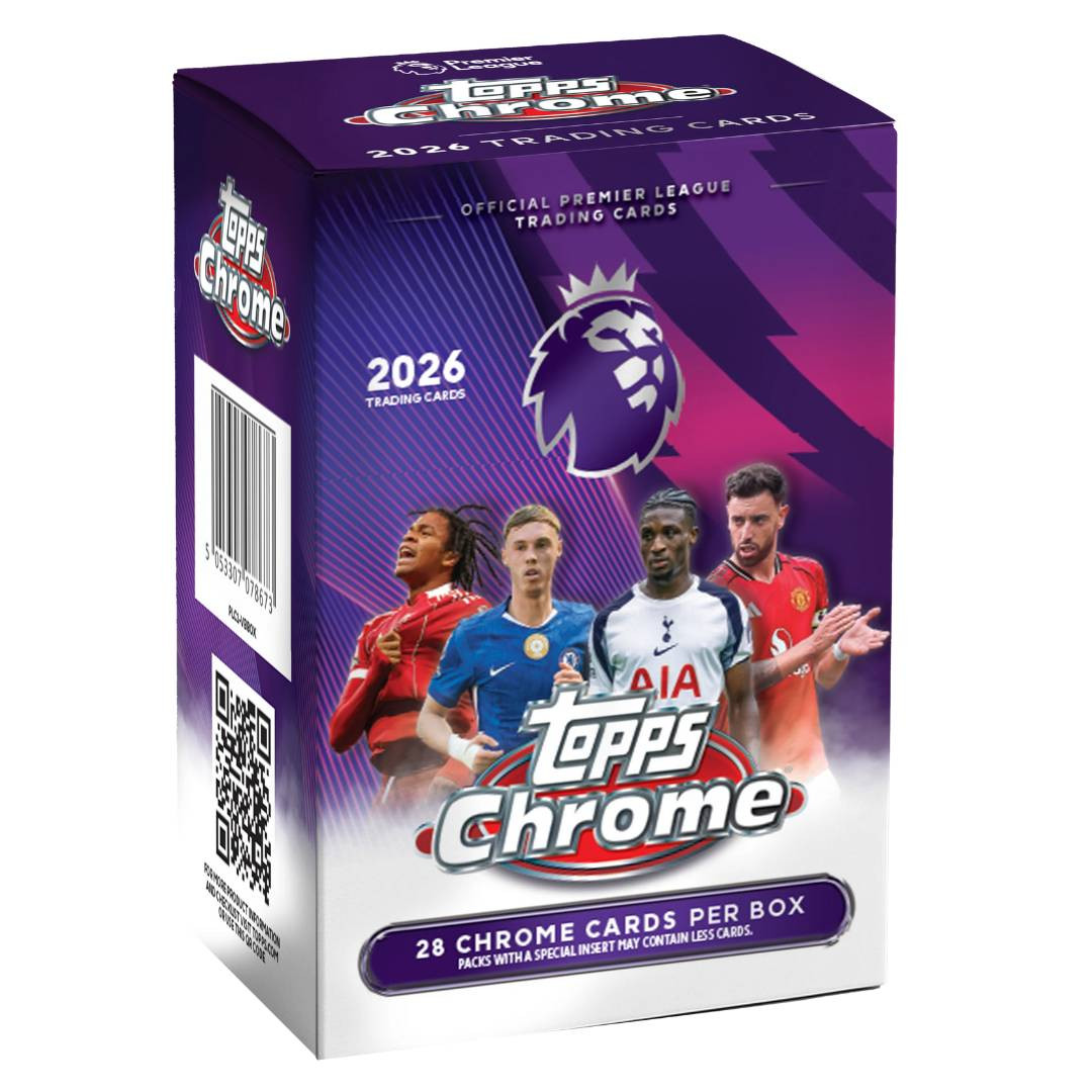 2026 Topps Chrome Premier League EPL Soccer Blaster Box