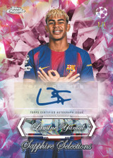 2025/26 Topps Chrome Sapphire UEFA Club Competitions Soccer Cards Checklist