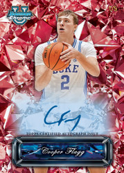 2024/25 Bowman University Chrome Basketball Sapphire Edition Cards Checklist