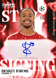2026/27 Topps Summer Signings UEFA Club Competitions Soccer Cards Checklist