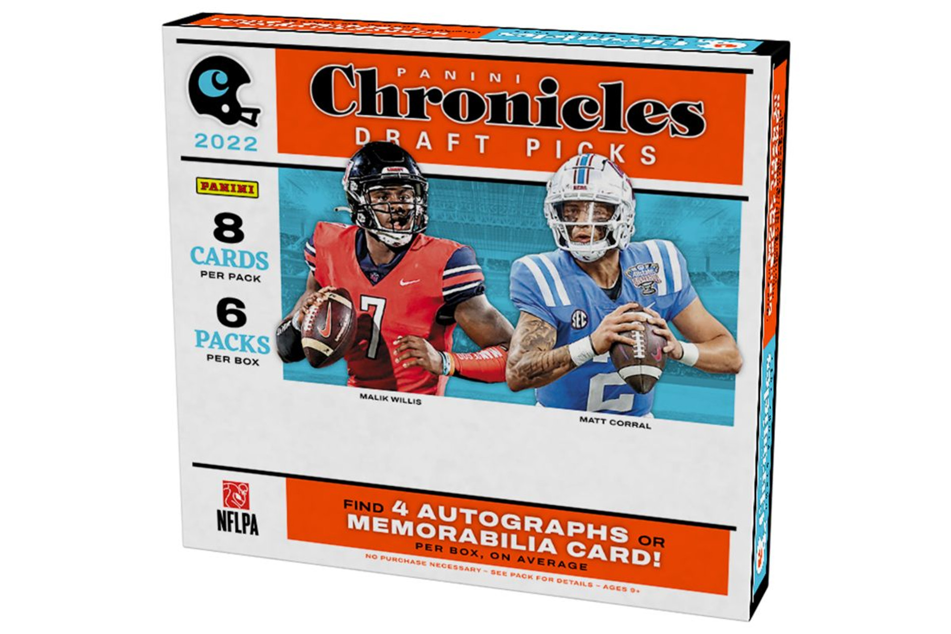 2022 Panini Chronicles Draft Picks Football Hobby 16 Box Case