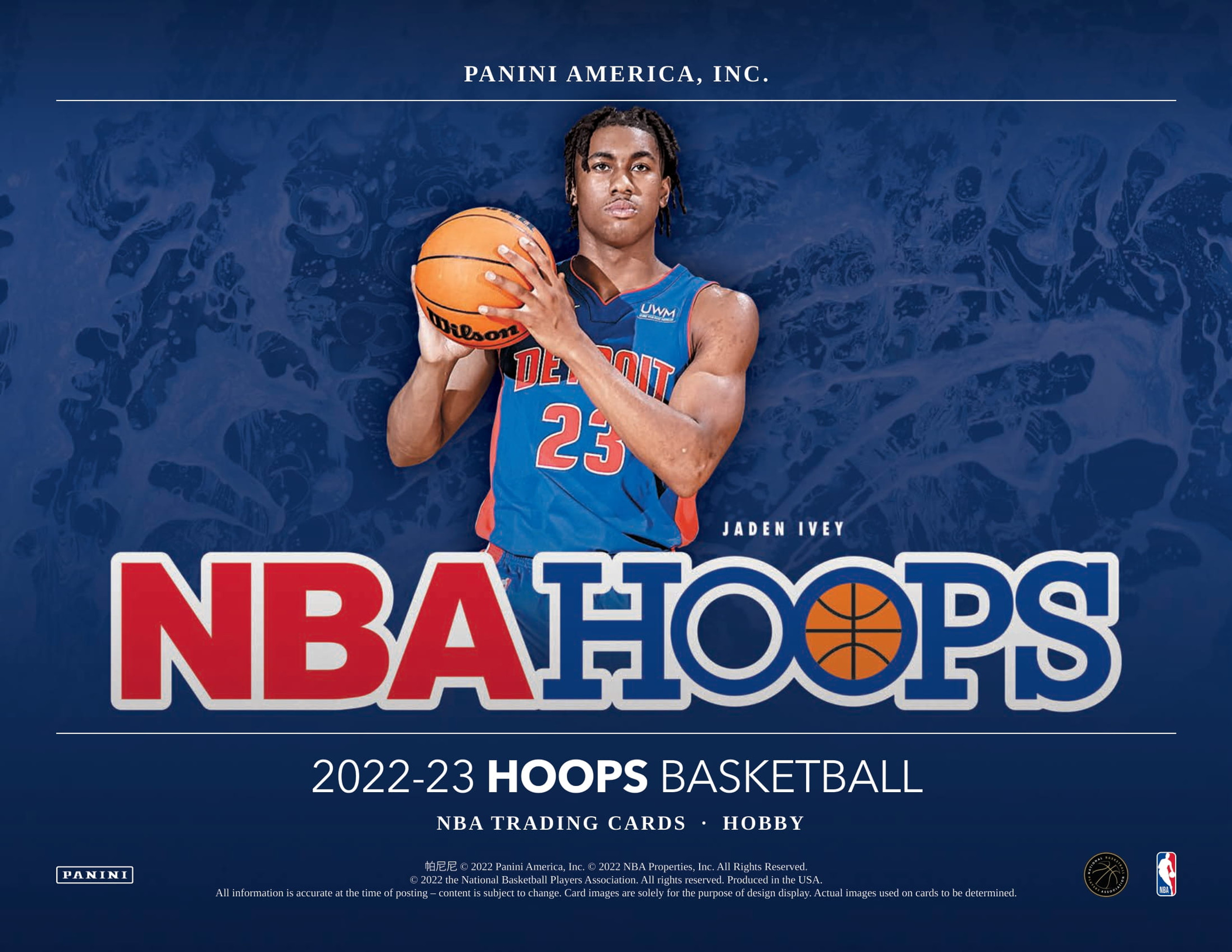 2022/23 Panini NBA Hoops Basketball Hobby Box