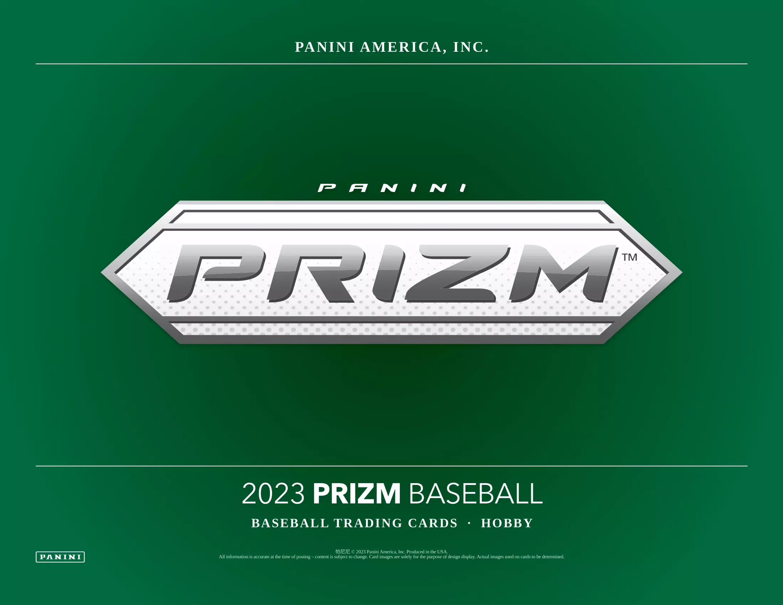 2023 Panini Prizm Baseball Hobby Box