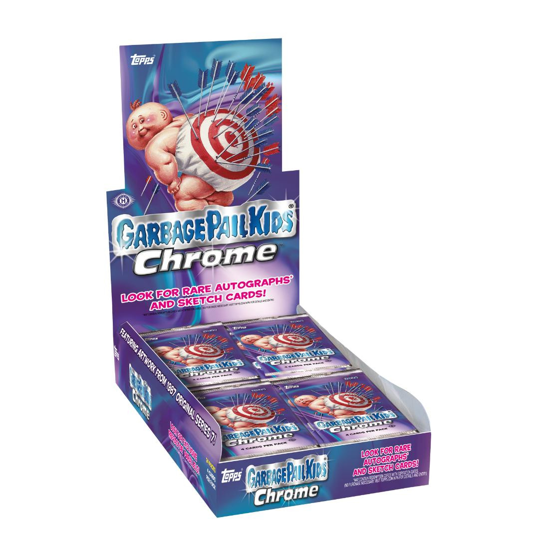 2024 Topps Chrome Garbage Pail Kids 7 Hobby Box (96 Cards) - Brand New Sealed
