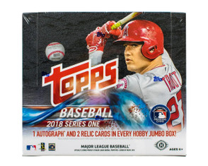 2018 Topps Series 1 Baseball Jumbo Box