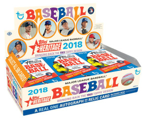 2018 Topps Heritage Baseball Hobby Box