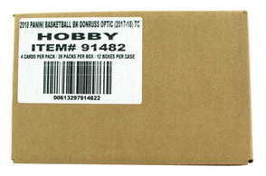 2017/18 Panini Donruss Optic Basketball Hobby 12 Box Case